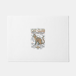 Paillasson Club Chat Anatomie du Chat Diagramme Scientifique 