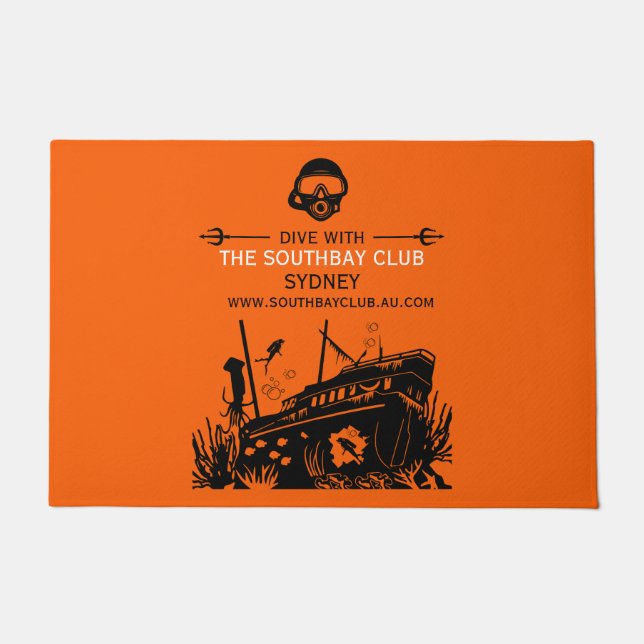 Paillasson Club de plongée sur épaves (Devant)