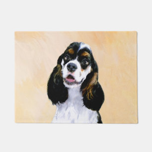 Paillasson Cocker Spaniel (Parti) Peinture - Art Chien origin
