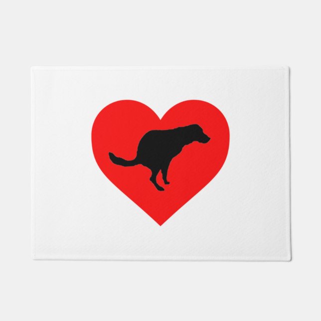 Paillasson Coeur du chien (Devant)