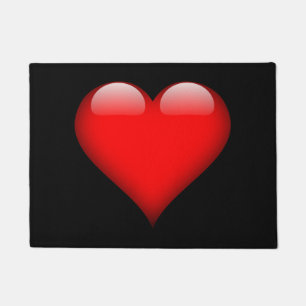 Paillasson Cœur Rouge Mariage Amour Tendance