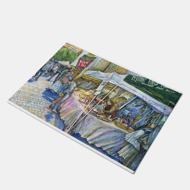 Paillasson Coin de Flying Pig Farm et Wine a Bit. (Incliné)