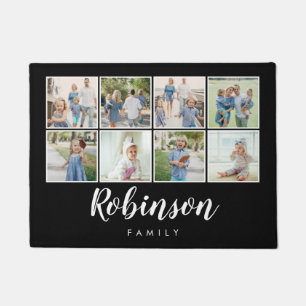 Paillasson Collage de la famille de photos Monogrammed 8 Noi