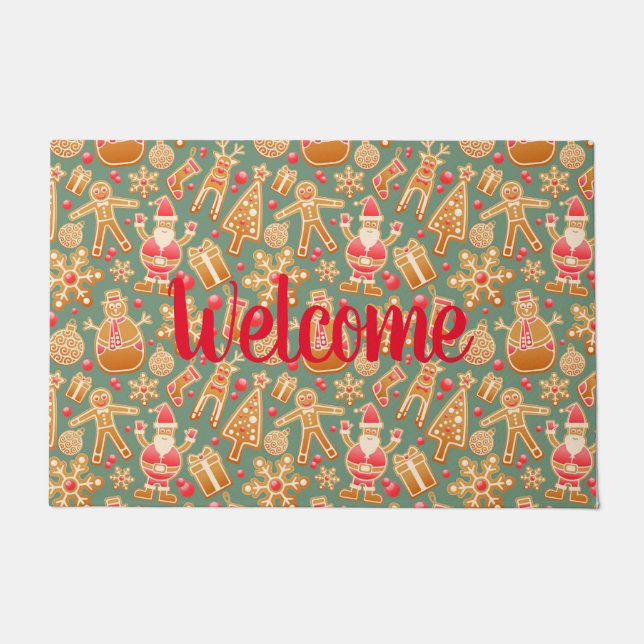 Paillasson Collage de Noël (Devant)