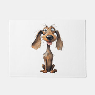 Paillasson Collection d'art de race de chien de dessin animé