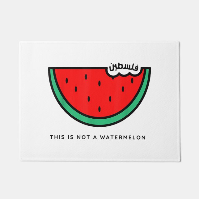 Paillasson Collection Palestine 'This is not a Watermelon' (Devant)