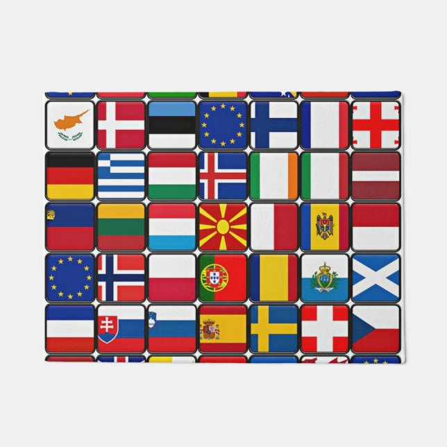Paillasson Collection World Flags, international (Devant)