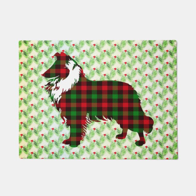 Paillasson Collie Holiday Doormat (Devant)