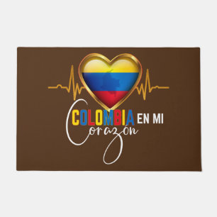 Paillasson Colombia en mi Corazon Colombian Pride