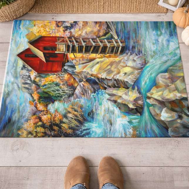 Paillasson Colorado Rocky Mountains River Crystal Mill (Créateur téléchargé)