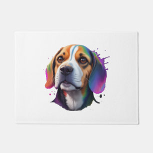 Paillasson coloré beagle