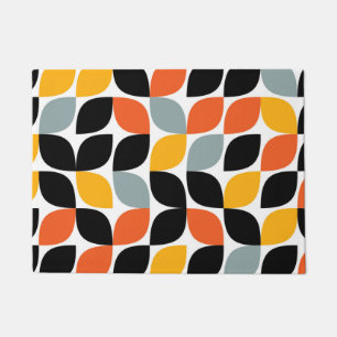 Paillasson Coloré, unique, tendance, concept de feuille urbai
