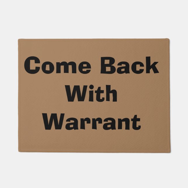 Paillasson Comique, modifier le texte (Devant)