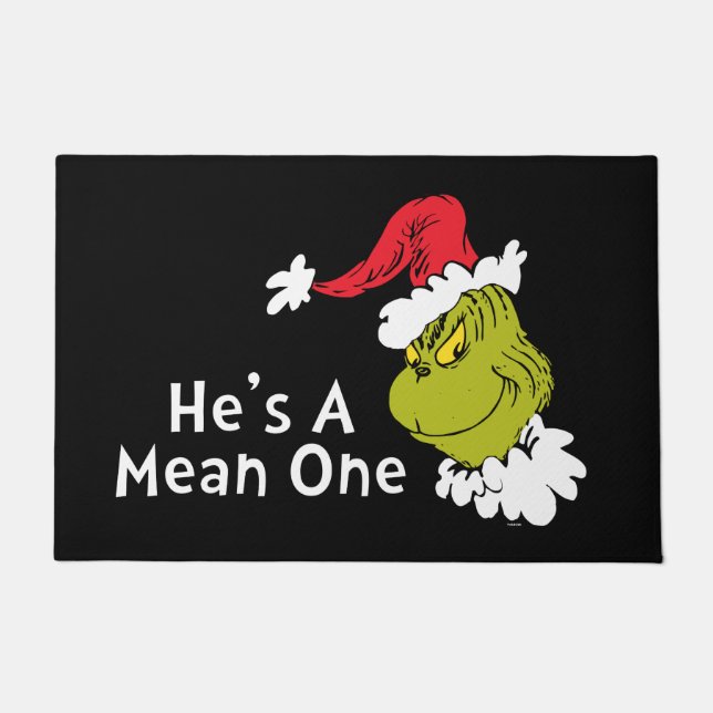 Paillasson Comment le Grinch a volé Noël | C'est un vilain bo (Devant)