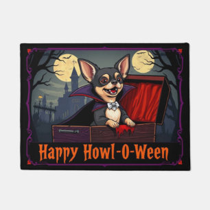 Paillasson Comte Chihuahua Joyeux Hurlement-O-Ween