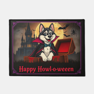 Paillasson Comte Husky Joyeux Howl-o-ween