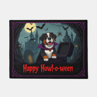 Paillasson Comte Saint Bernard Joyeux Hurlement-o-ween