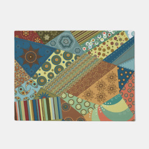 Paillasson Conception chic colorée d'édredon de BoHo