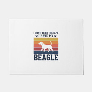 Paillasson Conception de chemise de thérapie pour chien Beagl