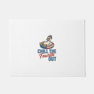Paillasson Conception de T-shirt de canard patriotique pour r
