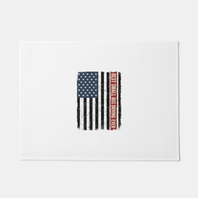 Paillasson Conception de T-shirt Drapeau de Conducteur de Bus (Devant)