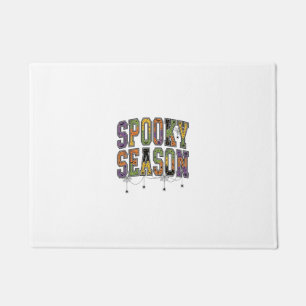 Paillasson Conception de typographie Halloween vintage de sai
