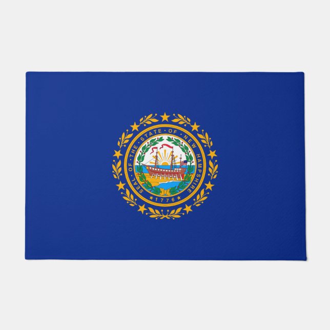 Paillasson Conception du drapeau d'état du New Hampshire (Devant)