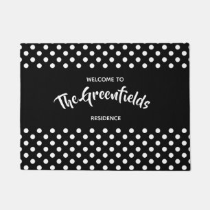 Paillasson Conception Pois Chic de Shabby personnalisée