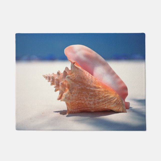 Paillasson Conque Shell sur la plage 2 (Devant)