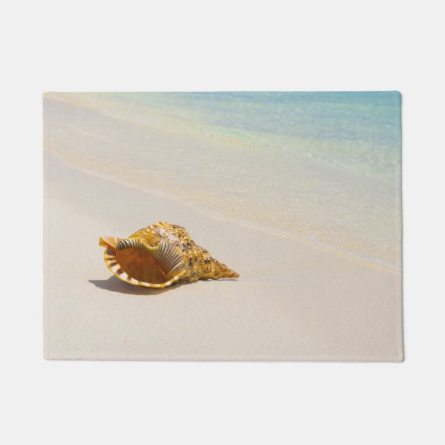 Paillasson Conque Shell sur la plage 3 (Devant)