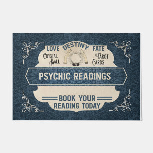 Paillasson Cool Retro Psychic Lecture Mat, Amateurs de Tarot 