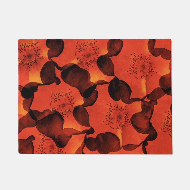 Paillasson Cool, tendance, unique art numérique de motif de f (Devant)