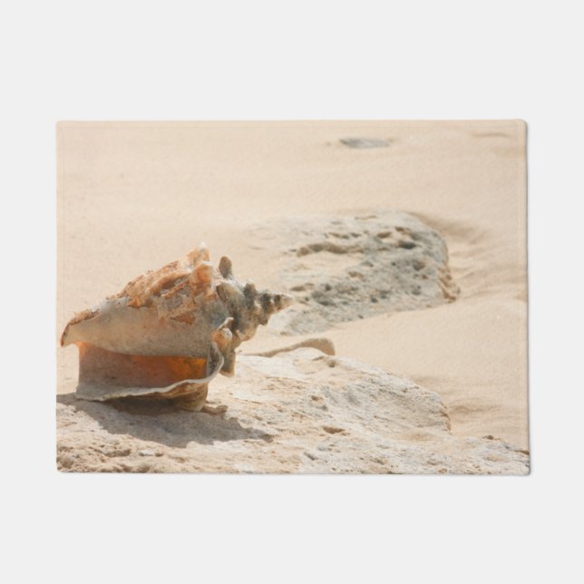 Paillasson Coquilles de mer sur la plage (Devant)