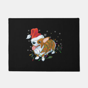 Paillasson Corgi de Noël