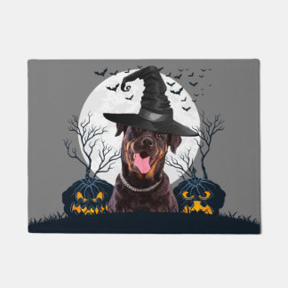 Paillasson Correction de citrouille de Halloween de