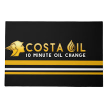 Costa Oil Racing Stripe Design Porte Mat