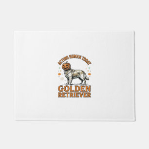 Paillasson Costume de chien Citrouille de Halloween pour Retr