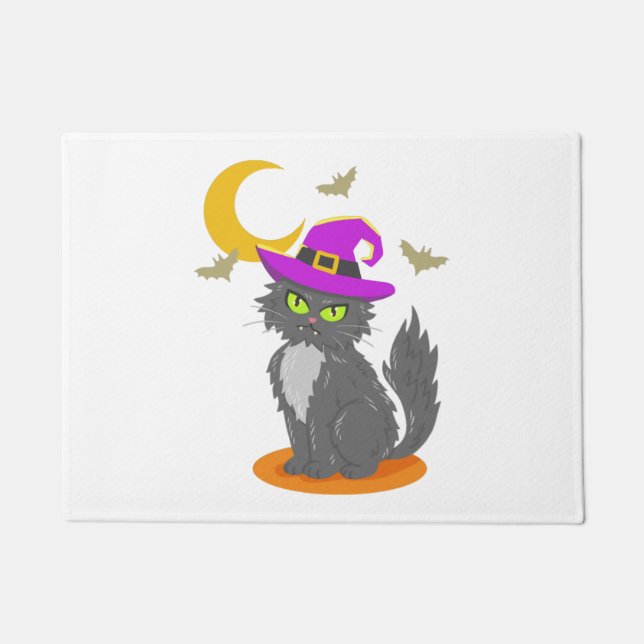 Paillasson Costume Halloween Chat Halloween (Devant)