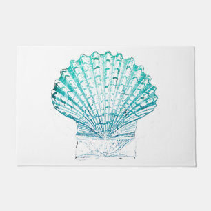 Paillasson coteau turquoise couleur bleu mermaid