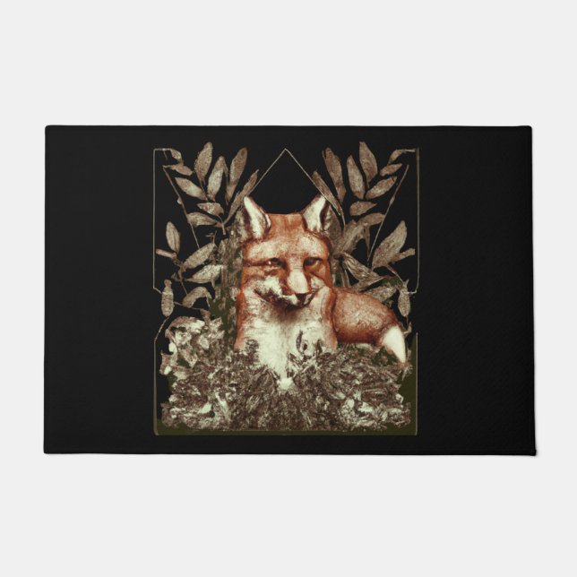 Paillasson Cottagecore Fox Vintage (Devant)
