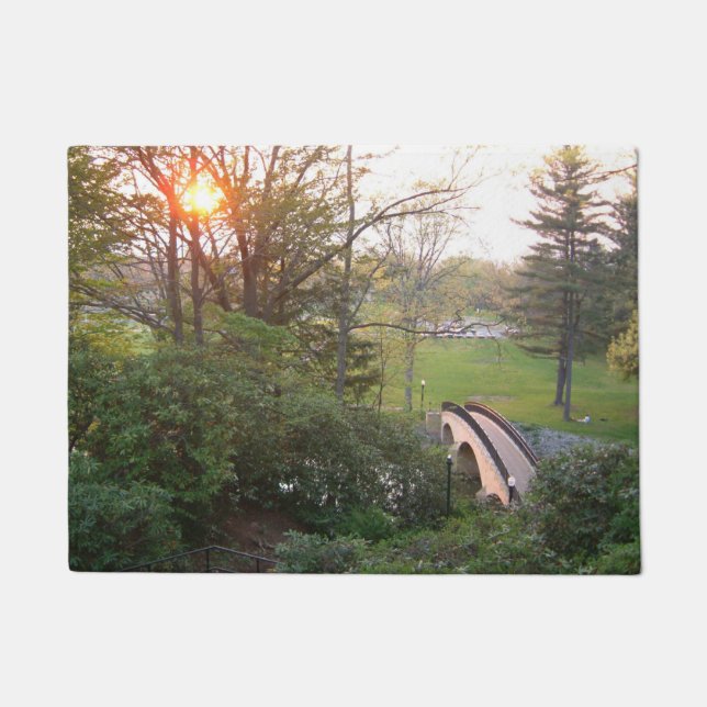 Paillasson Coucher de soleil au Rainbow Bridge à Grove City C (Devant)