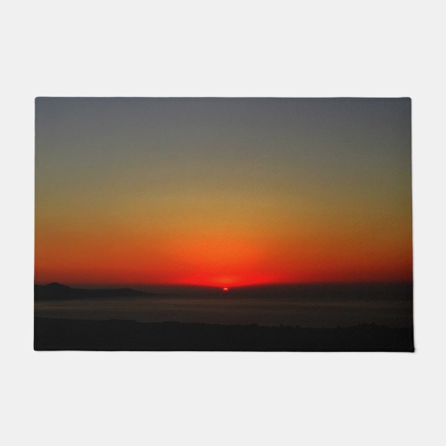 Paillasson Coucher de soleil dans l'eau (Devant)