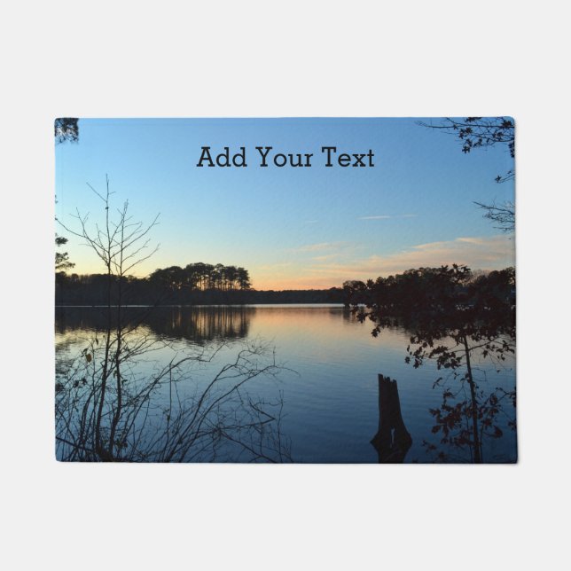 Paillasson Coucher de soleil "Presque parti" par Shirley Tayl (Devant)