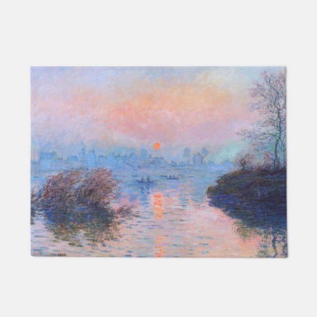 Paillasson Coucher de soleil sur la Seine Claude Monet (Devant)