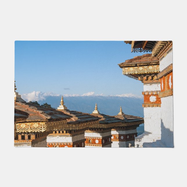 Paillasson Coucher de soleil sur le col de Dochula - Bhoutan, (Devant)