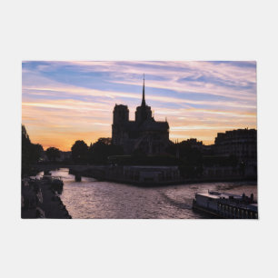 Paillasson Coucher de soleil sur Notre Dame de Paris - Paris,