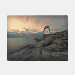 Paillasson Coucher du soleil au phare de colline de château