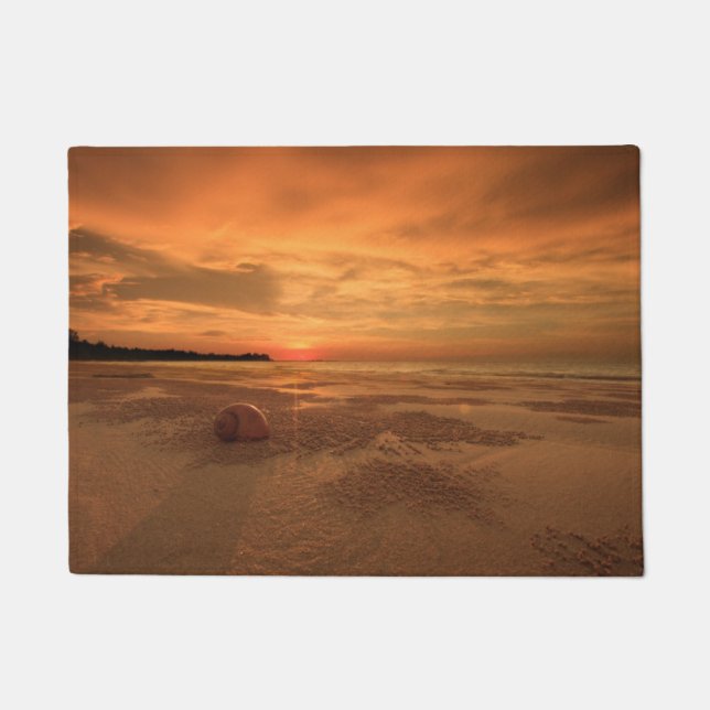Paillasson Coucher du soleil sur une plage thaïlandaise (Devant)