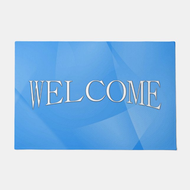 Paillasson Couches délicates de bleu (Devant)