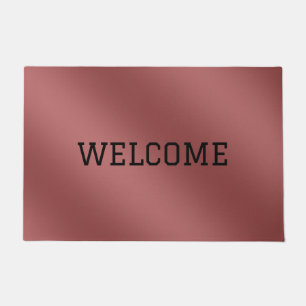 Paillasson Couleur Aquarelle moderne agréable Couleur rouge u